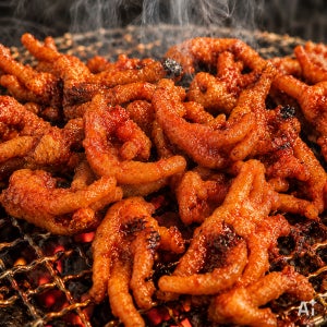 마시또잇 직화 숯불 매운 불 무뼈닭발 200g 국내산 닭발 밀키트