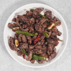 마시또잇 통마늘 닭똥집 볶음 200g 닭근위 모래집볶음