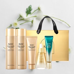 AHC 기초세트 바이탈 골든 콜라겐 유스 토탈 케어 피부탄력 보습 피부결 광채 주름 개선