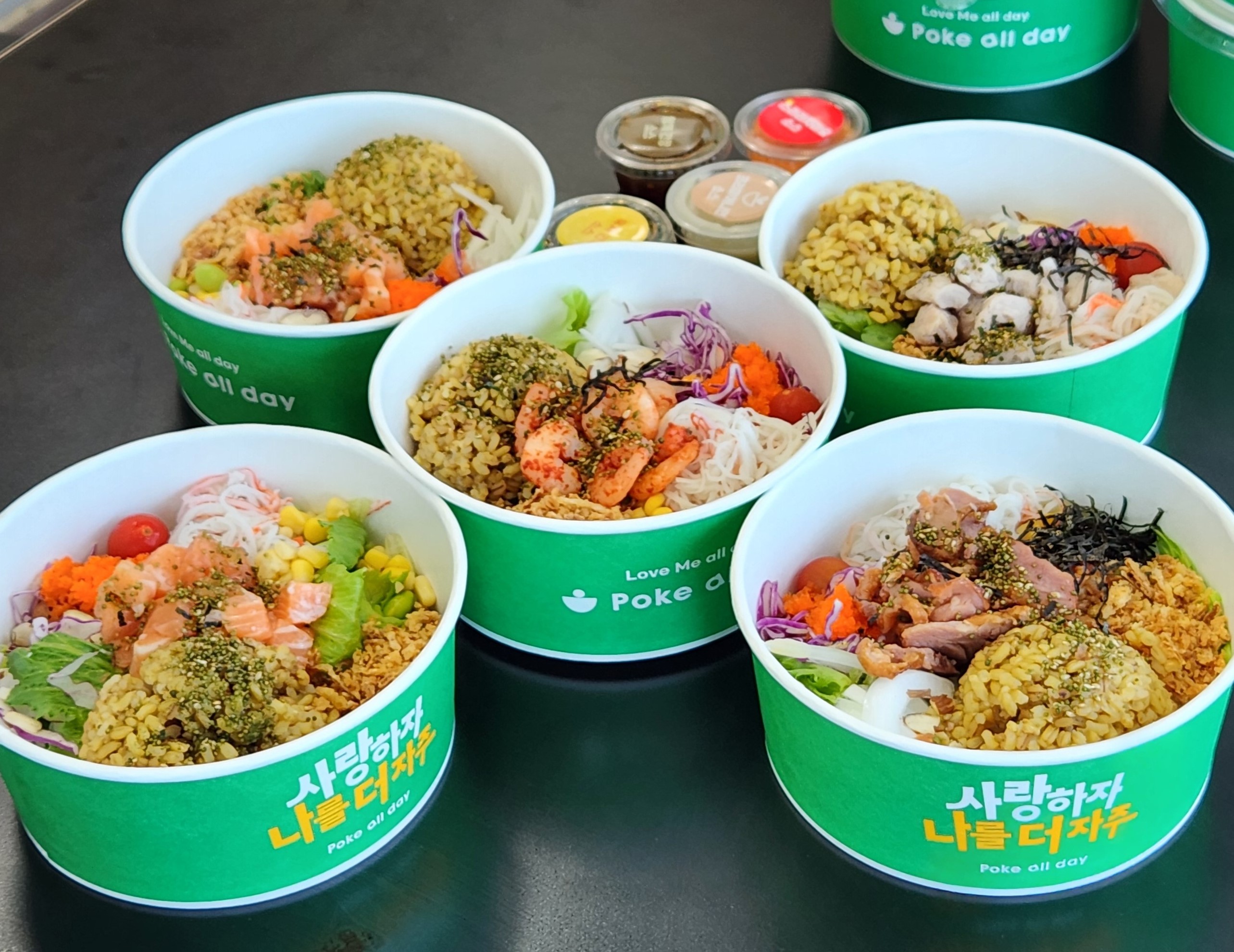 포케올데이 메뉴 추천 메밀면 칼로리 마곡나루점