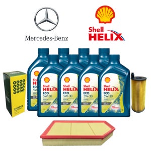 벤츠 CLS350d 엔진오일 교환세트 8리터 (11-17년식) W218