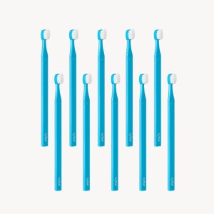 (10개) 바이레프 바이플라그 칫솔 삼각형 저자극 초극세사모 설채현 칫솔 1개입, 10개