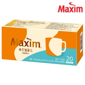 맥심 슈프림골드 커피믹스 20T