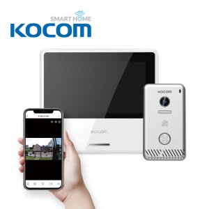 코콤 IOT 2선식 7인치 비디오폰 인터폰 아파트 빌라 주택 교체 설치 KCV-X701IP