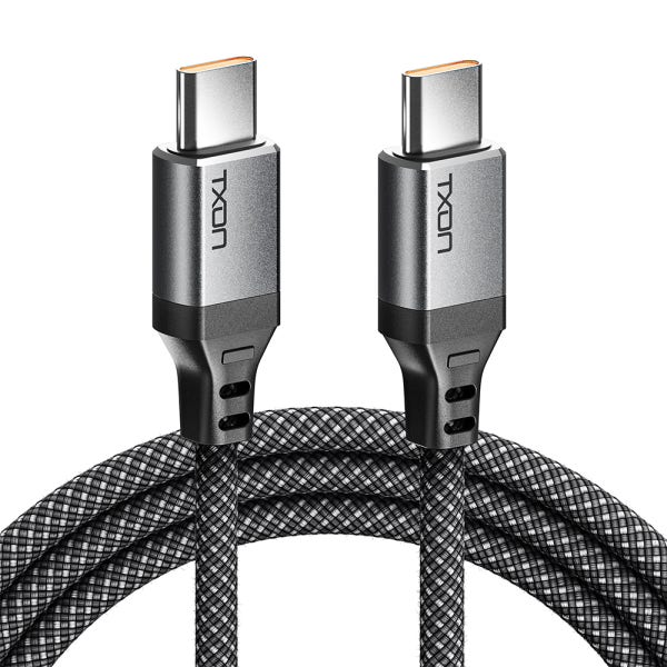 티엑스온 60W PD C타입 초고속 충전 케이블 삼성 갤럭시 C to C 케이블 0.2m