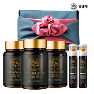 침향오일 캡슐 아가 프리미엄 오일 걱 플러스 3달 90캡슐(45g) 베트남 걱 침향채