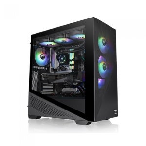 써멀테이크 DIVIDER 370 ARGB TG (Black)/ 케이스 /M