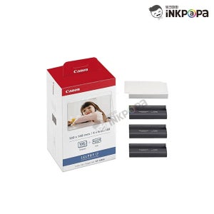 캐논 KP-108IN 정품 리본잉크 사진용지 4X6인치 108매 Selphy CP220