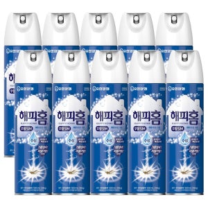 해피홈 에어로솔 수성 무향 500ml, 10개