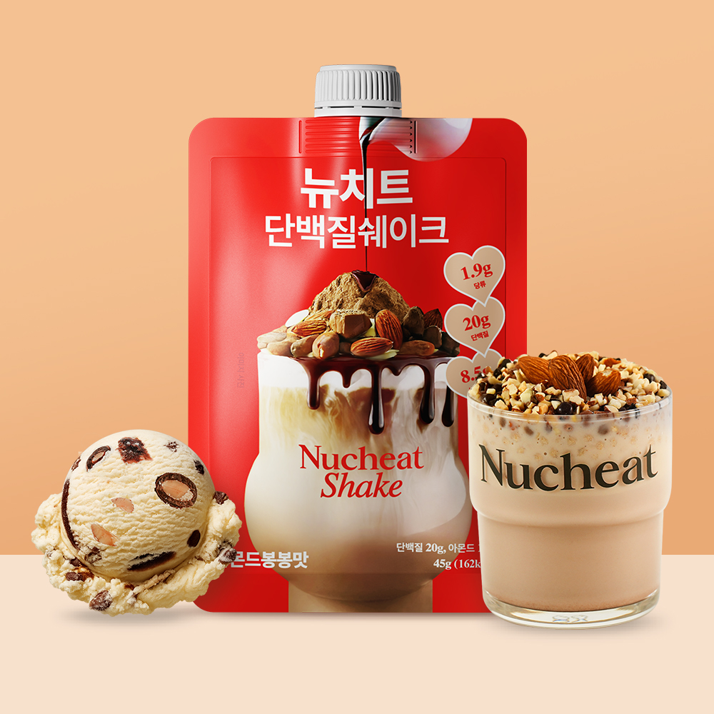 뉴치트 단백질 쉐이크 아몬드봉봉맛 제품 이미지