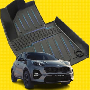 TPE카매트 발매트 발판 고무 입체 차량 자동차 바닥 깔판 스포티지QL, 운전석+조수석+뒷자석