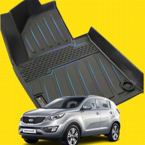 TPE카매트 발매트 발판 고무 입체 차량 자동차 바닥 깔판 스포티지R, 운전석+조수석+뒷자석