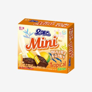 해태 오예스 미니 바나나망고 & 슈크림맛 16g, 12개입, 1개
