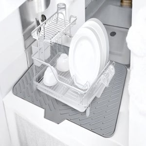 드라잉 매트 실리콘 물빠짐 식기 건조 매트