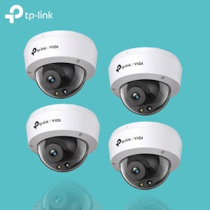 티피링크 VIGI C250 4개세트 야외 주택 업소용 실외 CCTV 자가설치 IP카메라