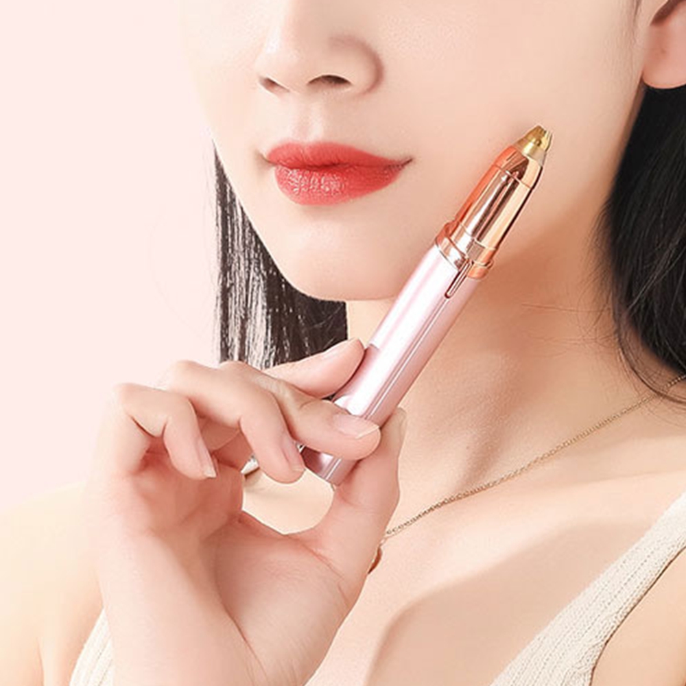 빛나는 LED 전동눈썹정리기 전동눈썹칼 잔털바리깡 잔머리기계