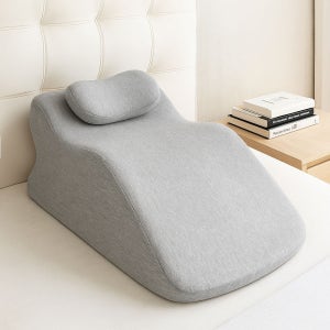 그린모먼트랩 다기능 기능성 엎드린 자세 다리 종아리 베개 라이트그레이, 56x37cm