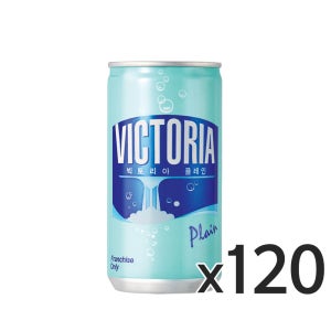 빅토리아 탄산수 에이드음료 카페 홈카페 플레인, 190ml, 120개