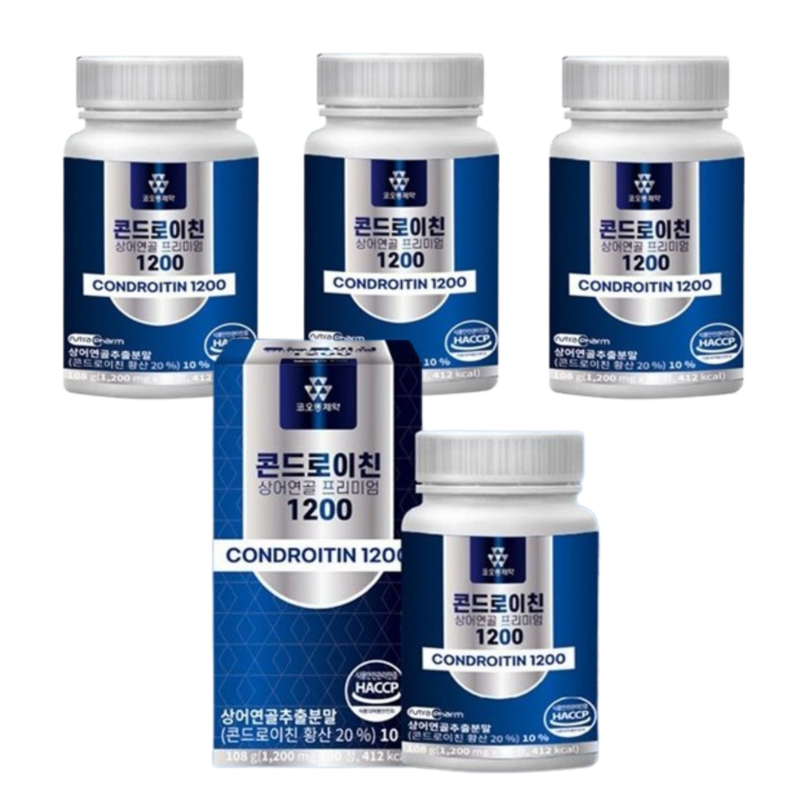 프리미엄 콘드로이친 1200mg 코오롱제약 상어연골 90정 4개 관절 영양제 12개월분