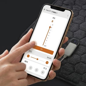 (2026년형 5세대) 한일온열기 IOT 원격조절 전기 온열매트 탄소 카본 매트 전기요 장판 침대용 1인용 싱글