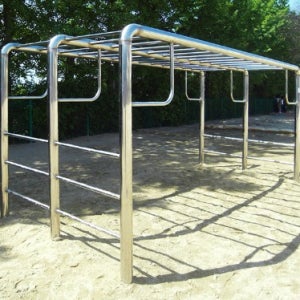 월드스포츠산업 야외놀이터 구름다리 복식 스텐 WDS-C-2B