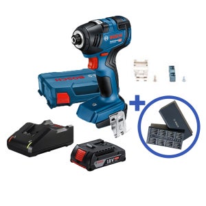 보쉬 GDR18V-200 충전 임팩트 드라이버 2.0Ah 1B 세트 임팩렌치