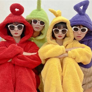 [의상대여] 텔레토비 성인아동 파자마 보라돌이 나나 뽀 뚜비 디즈니 지브리 코스튬 코스프레 캐릭터 옷 졸업사진 졸사컨셉 할로윈