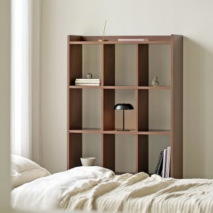 룸앤홈 발트 오픈책장 4단 12칸 3x4 벽책장 거실 학생 책꽂이