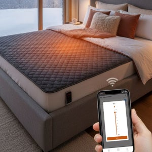 (2026년형 5세대) 한일온열기 IOT 스마트 EMF 전자파 없는 차단 안심 전기 매트 요 장판 2인용 더블