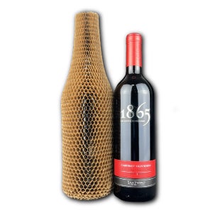 (30개) 와인포장 종이완충재 헥사팩 슬리브 45cm 유리병 택배 파손 보호