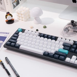 키크론 K10 PRO MAX 무선 기계식 키보드 애플 사무용 키보드 카본 블랙, 라이트 저소음 바나나축