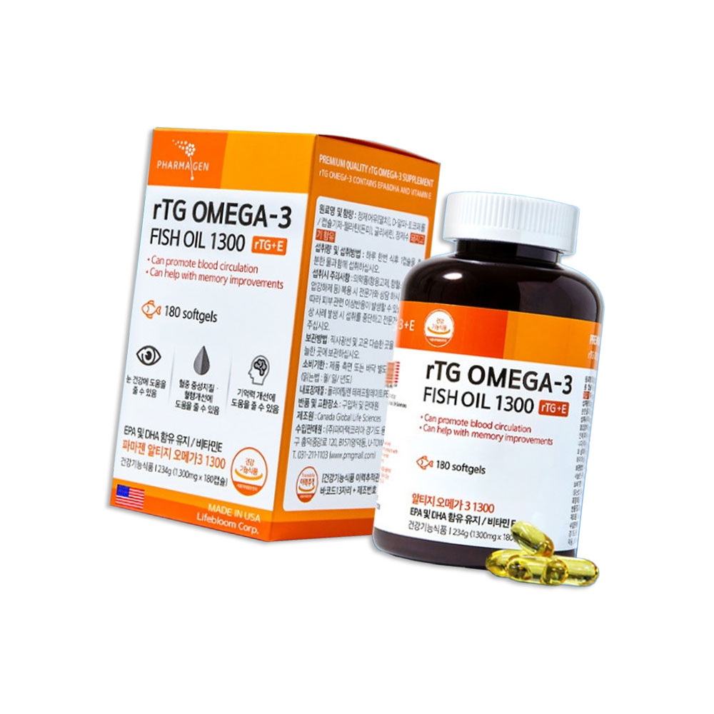 PM-Z 알티지 엔초비 <b>오메가3</b> 1300 영양 캡슐 180정