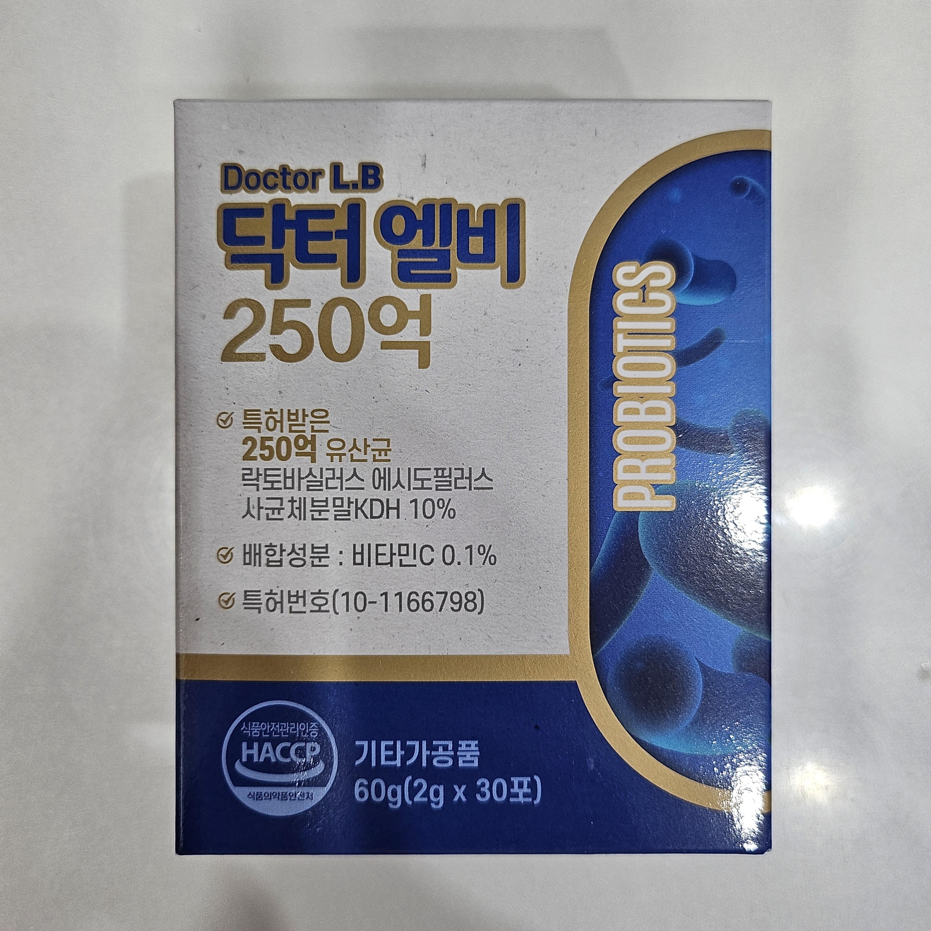 닥터엘비 <b>프로바이오틱스</b> 30포(1개월분)