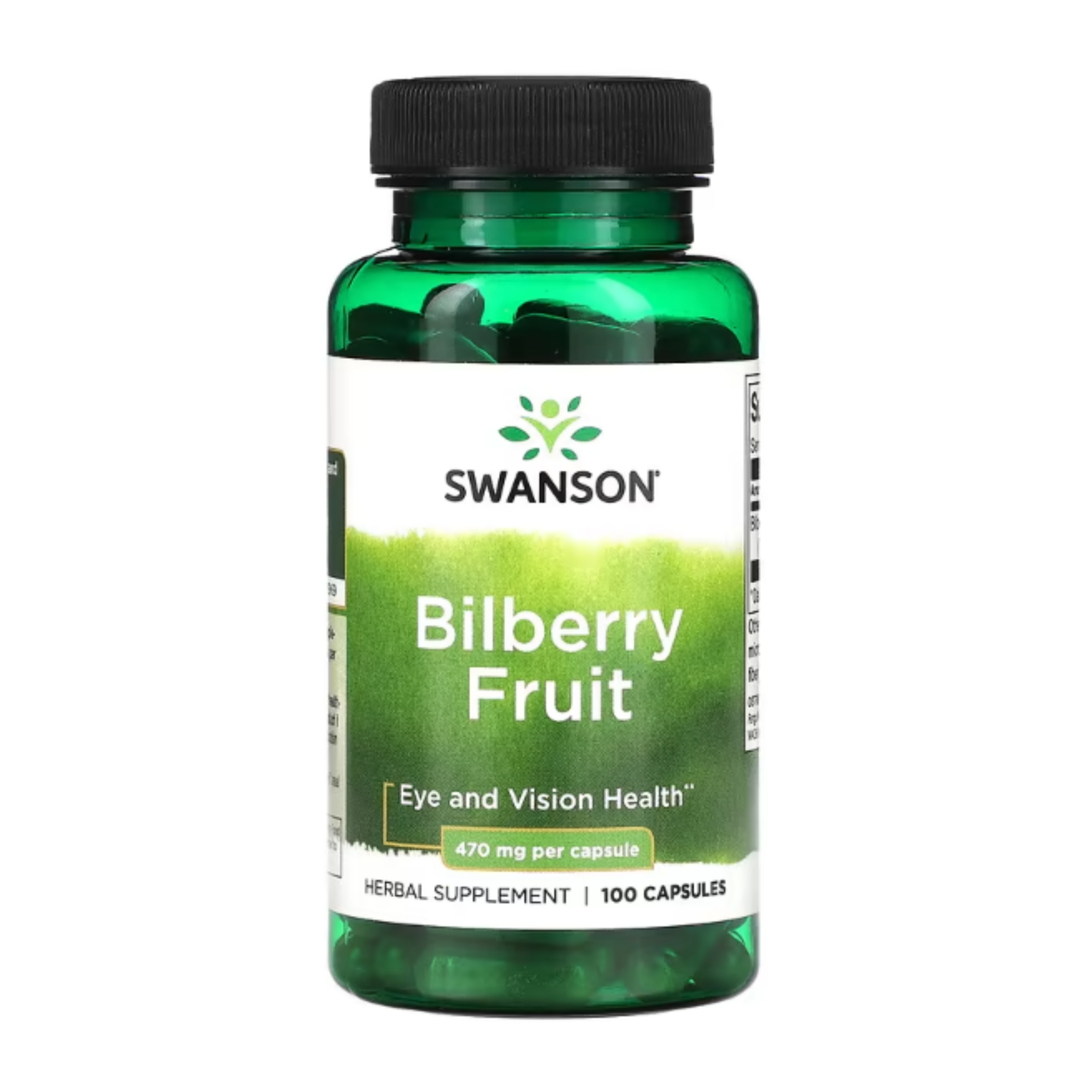 스완슨 빌베리 프루트 470mg 100캡슐 <b>Bilberry</b> Fruit