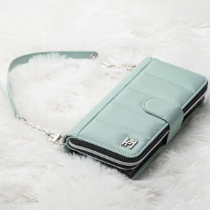 엘지V50 케이스 패딩 지퍼 지갑 다이어리 라임민트 (KGS), LG V50