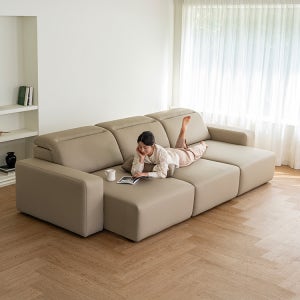 다채움가구 모션소파 가죽 알로 4인용 이지클린 2700 사이즈