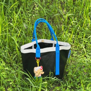 [We Can(tarp) Bag] 위켄하이 위캔타프백 방수재질 토트 & 숄더백 블랙컬러