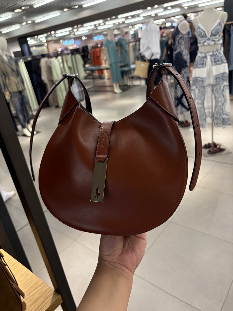 [-40%] 폴로 랄프로렌 Polo ID 스몰 레더 숄더백