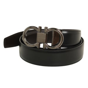 Ferragamo 페라가모 벨트 679938 0694531 NERO/HICKORY / 남성 정장벨트