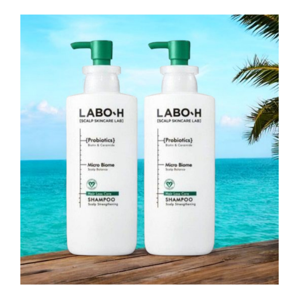 <b>라보에이치 프로바이오틱스</b> 탈모완화 두피강화 샴푸 무향, 400ml, 2개