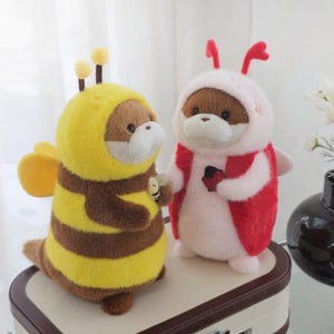 우소우소짱 인형 꿀벌 무당벌레 범블비 러브버그 수달 우소우소 27cm