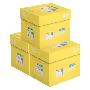 무림페이퍼 M Copy Ivory 아이보리 미색 베이지 80g A4 2500매, 3개