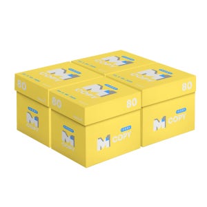무림페이퍼 M Copy Ivory 아이보리 미색 베이지 80g A4 2500매, 4개