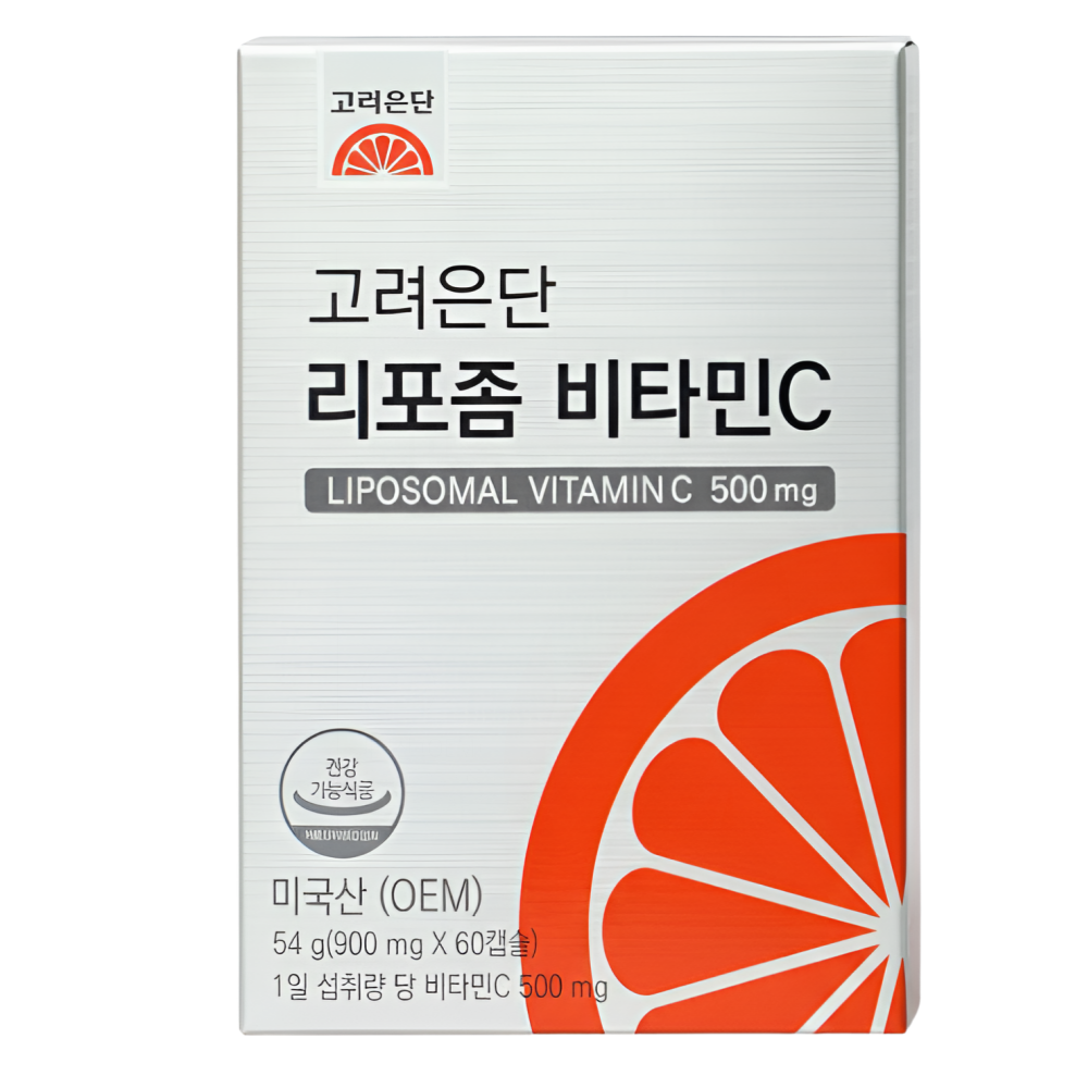 고려은단 리포좀 비타민C 고함량 데일리 영양관리 흡수설계 900mg 60캡슐, 1개