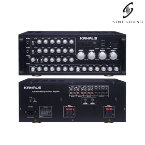 카날스 KANALS KQ-800W 고음질 노래방앰프 4채널 800W USB 반주기 연결사용
