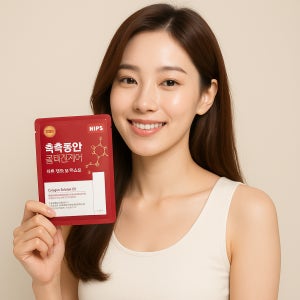 촉촉동안 콜라겐케어 마스크팩 히알루론산+펩타이드+나노콜라겐 함유 주름개선 진정보습 피부탄력 힙스 콜라겐 리페어