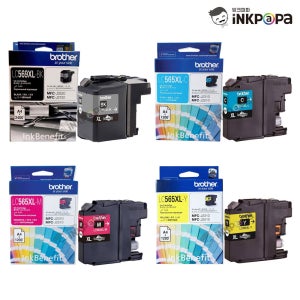 브라더 LC569XL-BK LC565XL-C LC565XL-M LC565XL-Y 정품잉크 4색 SET