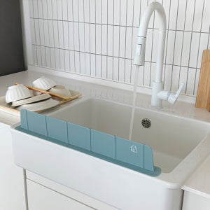 [흡착 실리콘] 싱크대 물막이 물튐방지 가림막