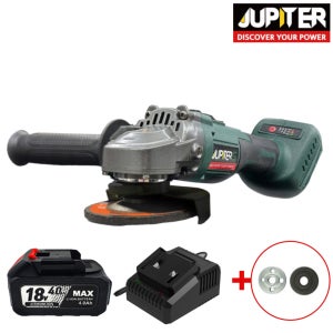 주피터 무선 앵글 그라인더 초슬림 경량형 20V 125mm 4Ah 만조세트 포함