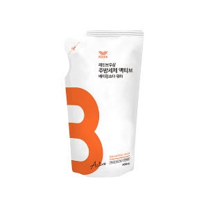 레인보우샵 주방세제 액티브 베이킹소다 워터 400ml 리필